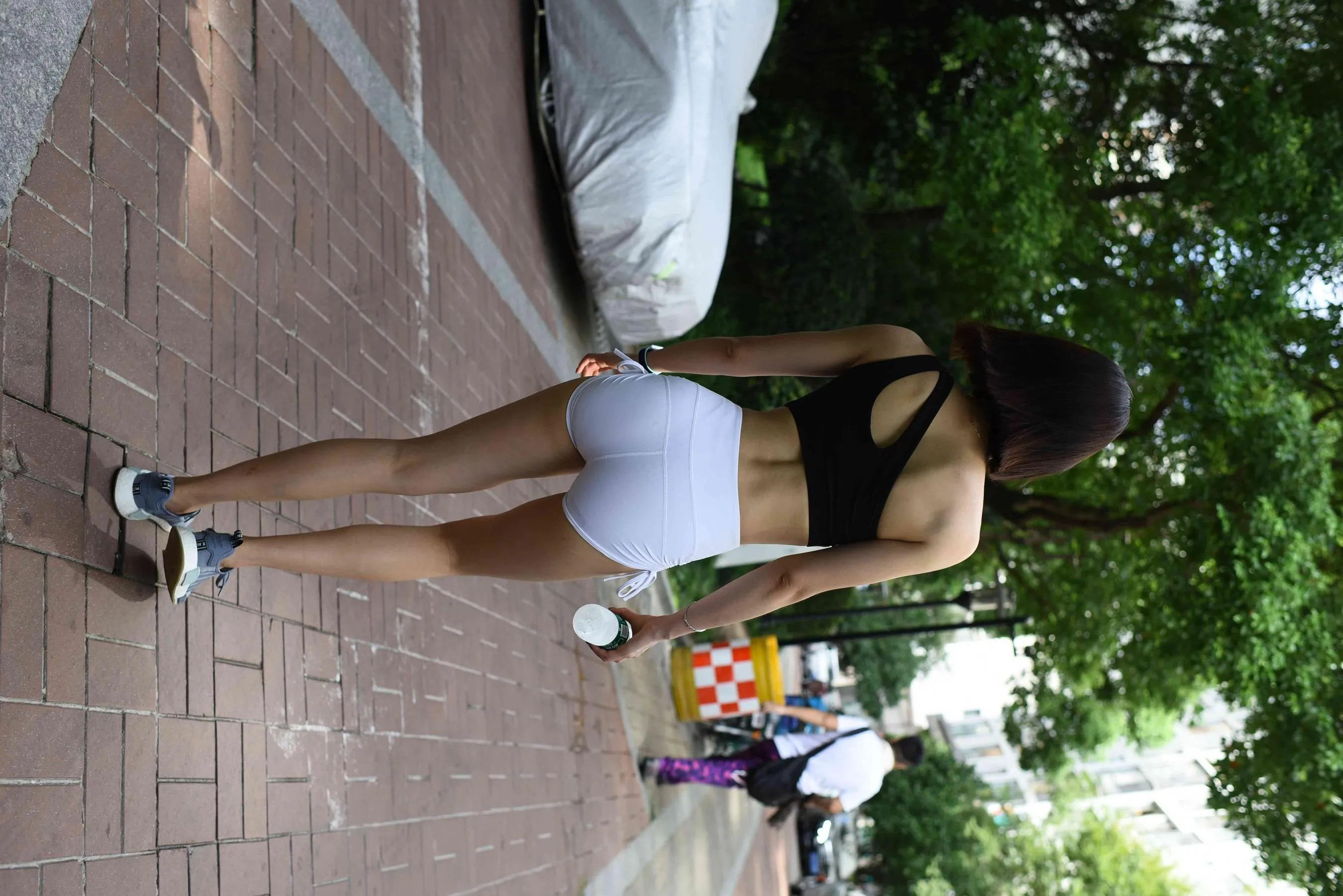 [魔镜街拍] NO.033 街拍清晨健身女神 [209P]插图4